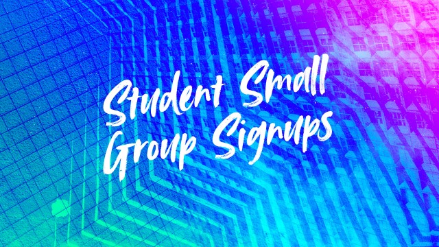 2021-22 - High School Small Groups Registration: Rockford